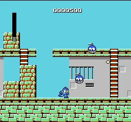 Mega Man gameplay screenshot on NES