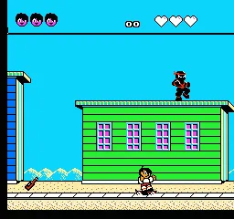 Menace Beach gameplay screenshot on NES