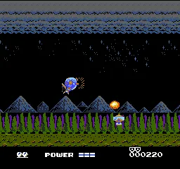 Metal Fighter gameplay screenshot on NES