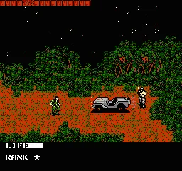 Metal Gear gameplay screenshot on NES