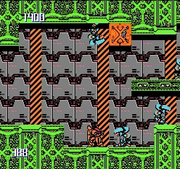 Metal Storm gameplay screenshot on NES