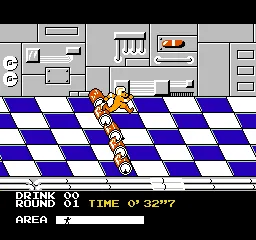 Metro-Cross gameplay screenshot on NES