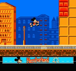 Mickey's Adventure in Numberland gameplay screenshot on NES