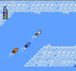 Micro Machines gameplay screenshot on NES