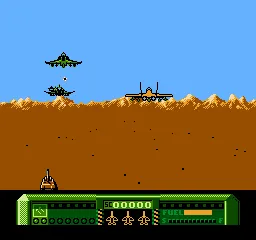 MiG-29: Soviet Fighter gameplay screenshot on NES