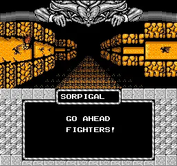 Might & Magic: Secret of the Inner Sanctum gameplay screenshot on NES