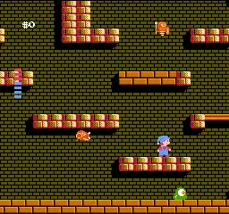 Milon's Secret Castle gameplay screenshot on NES