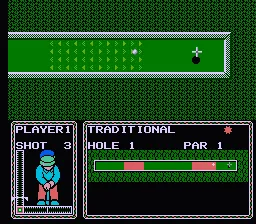 Mini-Putt gameplay screenshot on NES
