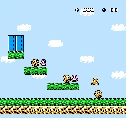 Moai-kun gameplay screenshot on NES