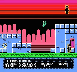Monster Party gameplay screenshot on NES
