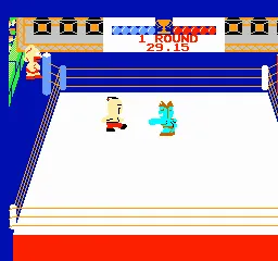 M.U.S.C.L.E.: Tag Team Match gameplay screenshot on NES