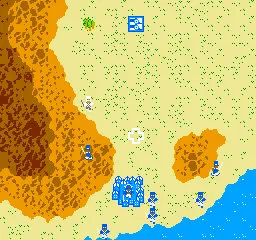 Napoleon Senki gameplay screenshot on NES