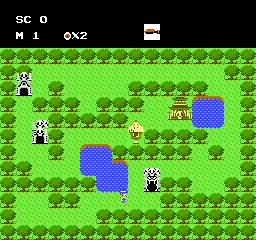 Ninja-Kid gameplay screenshot on NES