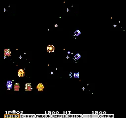 Parodius! From Myth to Laughter gameplay screenshot on NES