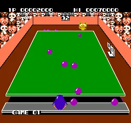 Penguin Wars gameplay screenshot on NES