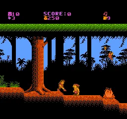 Peter Pan and the Pirates gameplay screenshot on NES