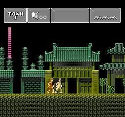 Phantom Fighter gameplay screenshot on NES