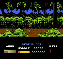 Platoon gameplay screenshot on NES