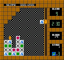 Plotting gameplay screenshot on NES