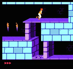 Prince of Persia gameplay screenshot on NES