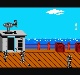 Raid 2020 gameplay screenshot on NES