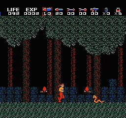 Rambo gameplay screenshot on NES