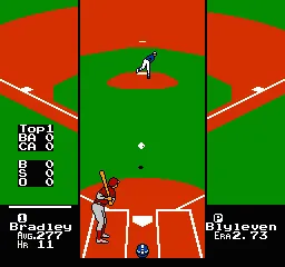 R.B.I. Baseball 2 gameplay screenshot on NES