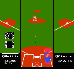 R.B.I. Baseball gameplay screenshot on NES