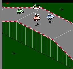 R.C. Pro-Am II gameplay screenshot on NES