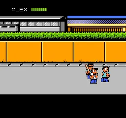 River City Ransom gameplay screenshot on NES