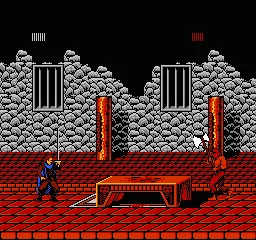 Robin Hood: Prince of Thieves gameplay screenshot on NES