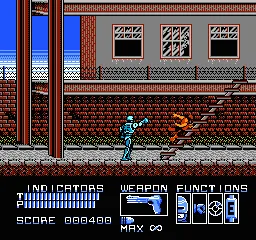 RoboCop gameplay screenshot on NES