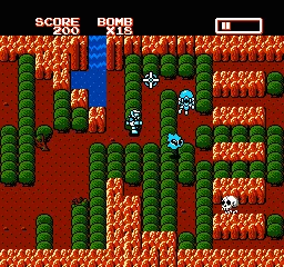 RoboWarrior gameplay screenshot on NES