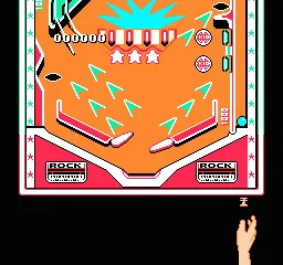 Rock 'n Ball gameplay screenshot on NES