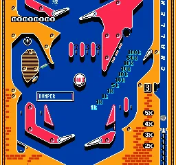 Rollerball gameplay screenshot on NES