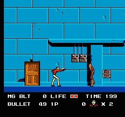 Rolling Thunder gameplay screenshot on NES