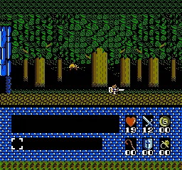 Romancia gameplay screenshot on NES