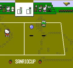 Sanrio Cup: Pon Pon Volley gameplay screenshot on NES