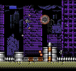 S.C.A.T.: Special Cybernetic Attack Team gameplay screenshot on NES