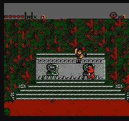 Secret Scout in the Temple of Demise gameplay screenshot on NES