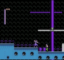 Shadow of the Ninja gameplay screenshot on NES