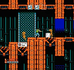 Shatterhand gameplay screenshot on NES