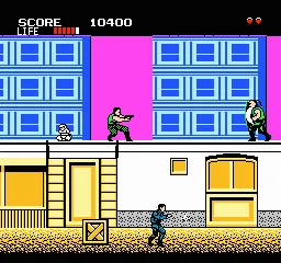 Shinobi gameplay screenshot on NES