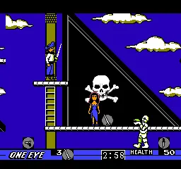 Skull & Crossbones gameplay screenshot on NES