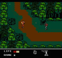 Snake's Revenge gameplay screenshot on NES