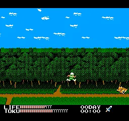 Spelunker II: Yūsha e no Chōsen gameplay screenshot on NES