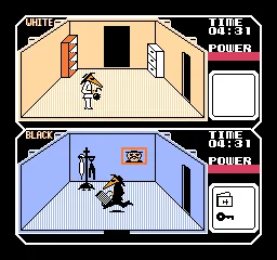 Spy vs. Spy gameplay screenshot on NES