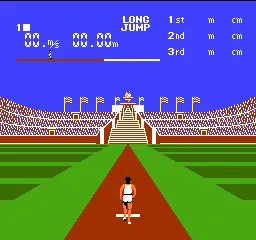 Stadium Events gameplay screenshot on NES