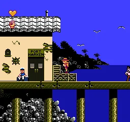 Stanley: The Search for Dr. Livingston gameplay screenshot on NES