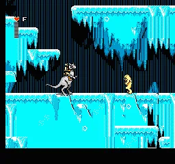 Star Wars: The Empire Strikes Back gameplay screenshot on NES